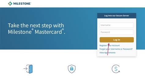 Step 2 Search for the Activate your credit card option after adding your username and password. . Www mymilestonecard com to activate